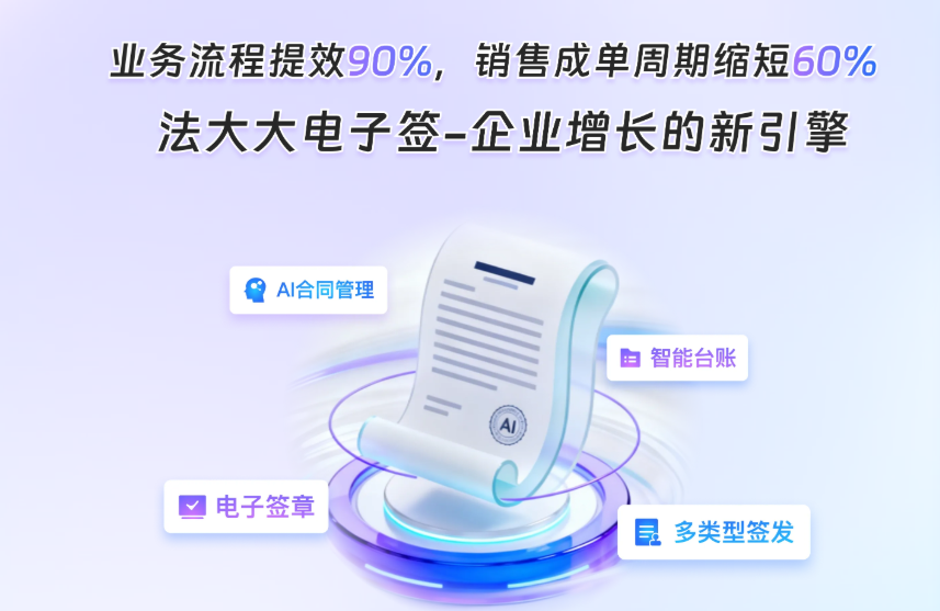 电子签约“云上加码”：大宇云携头部平台，为企业降本增效赋能